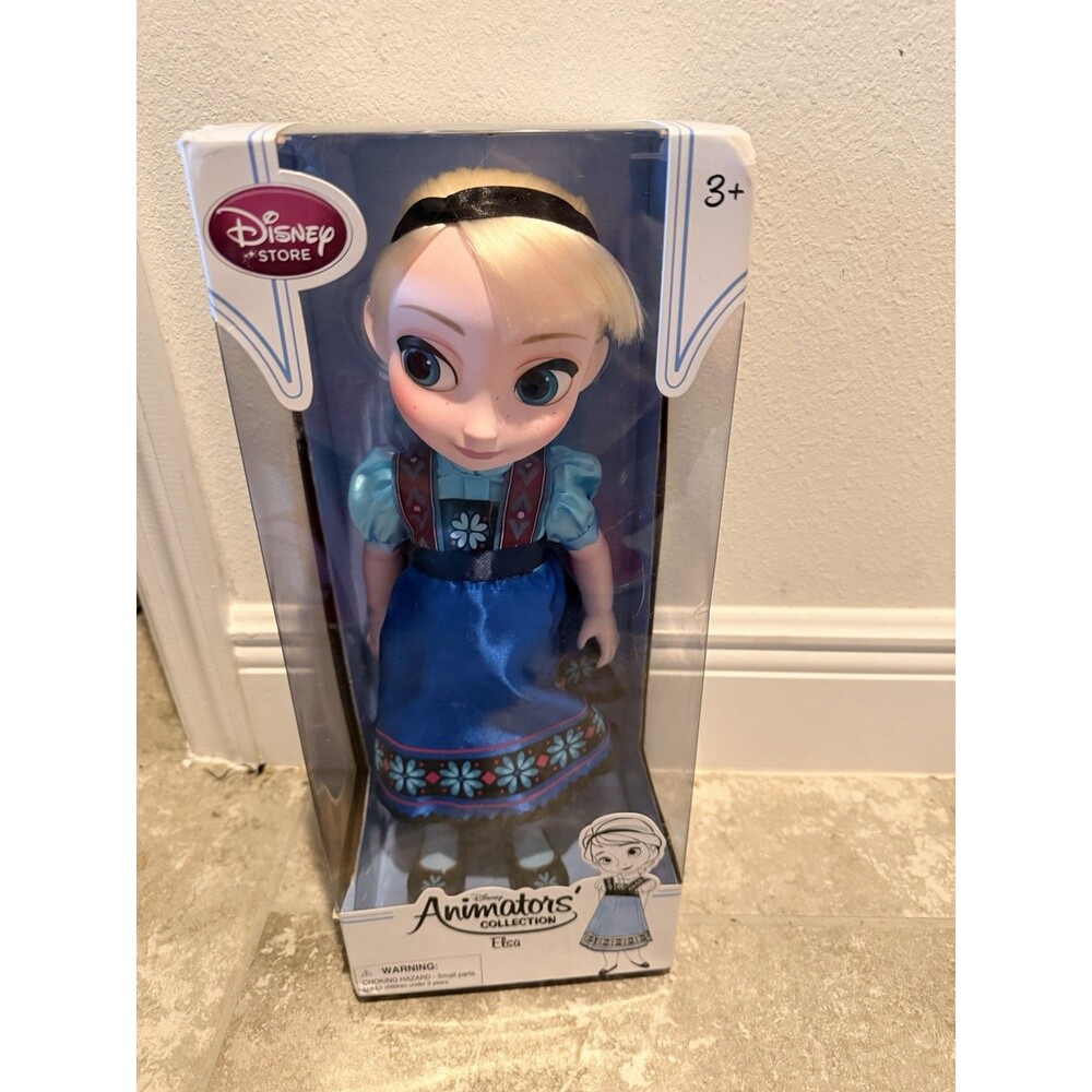 Disney Animators Collection 16" Elsa NIB Frozen Movie Doll Princess